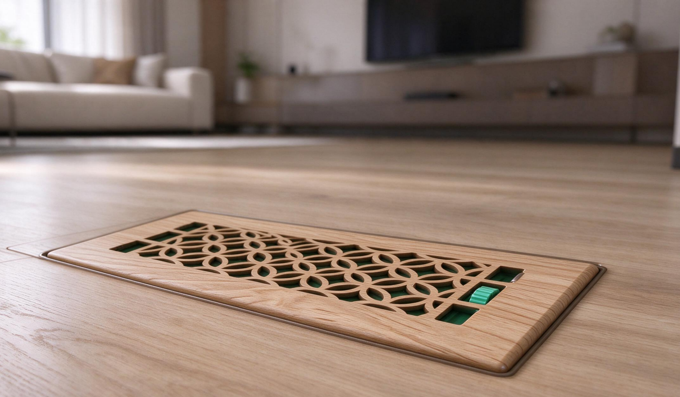 Praxnov adjustable HVAC vent with modular design